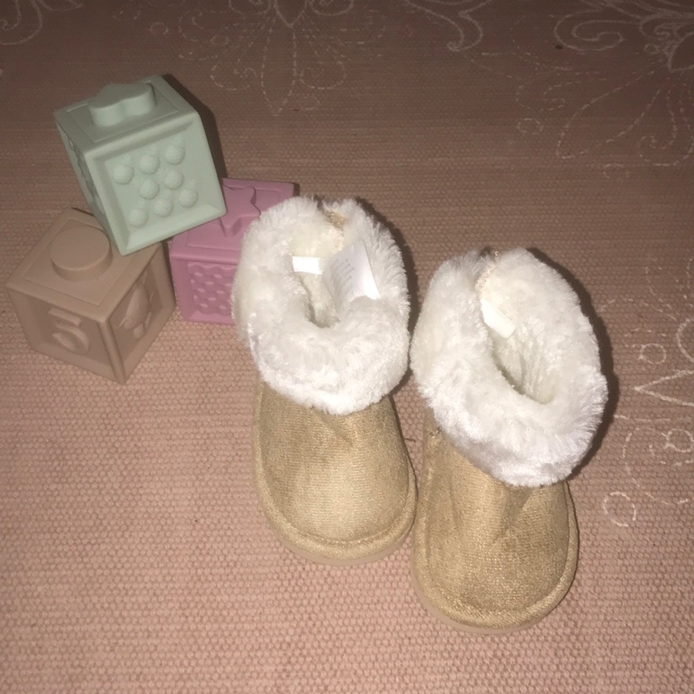 H&M. Fur Booties.